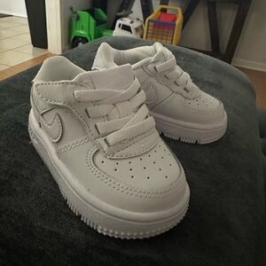 Nike Kids All-White Sneakers